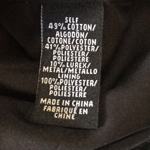 β¨Tibiβ¨ EUC Bronze Brown Metallic Jacquard Mini Skirt Size 4 Small Office Chic - Picture 11 of 14